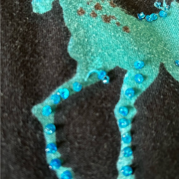 Don’t Mess with Texas Sequin Top Sz M - Picture 4 of 10